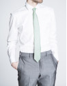 Plain white dress shirt 