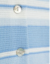 Horizontal striped cardigan in shades of blue | Roberto Verino
