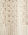 Beige vest-style top with textured knit - Woman | Roberto Verino