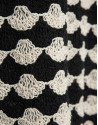 Beige and black mosaic knit crop top - Woman | Roberto Verino