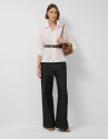 Camisa oversize blanca manga ranglán - Mujer | Roberto Verino