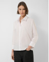Oversized white shirt with raglan sleeves | Roberto Verino