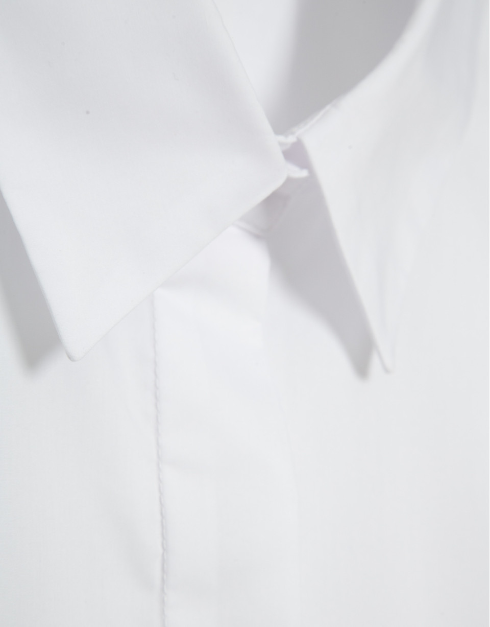 Oversized white shirt with raglan sleeves | Roberto Verino