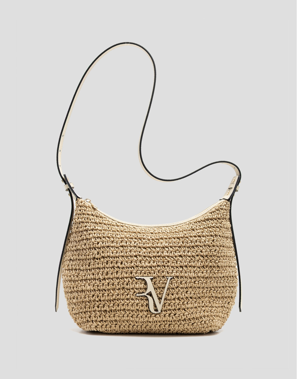 Jimena Shoulder bag in ecru - Woman - SS2026 | Roberto Verino