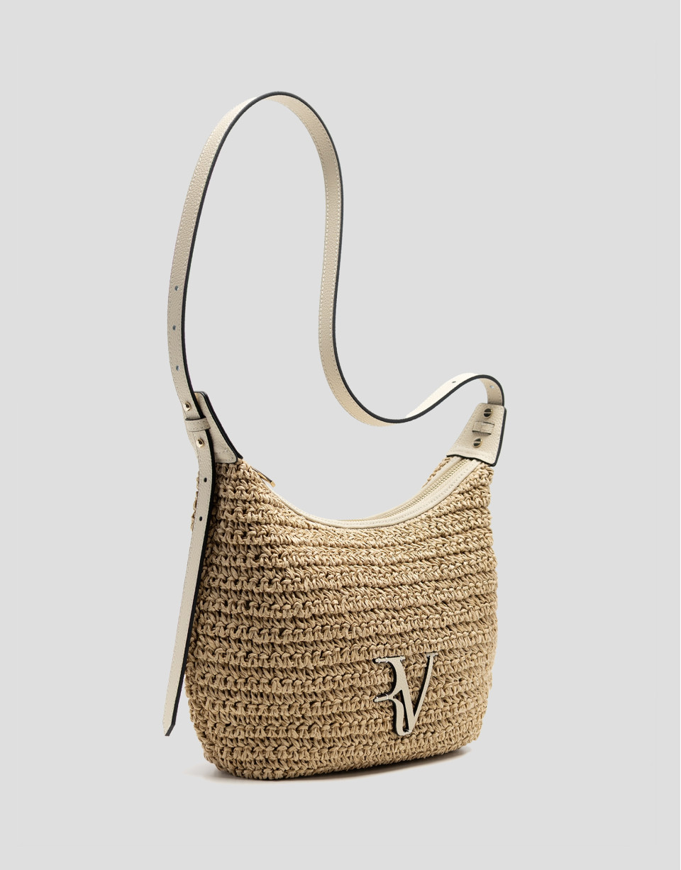 Jimena Shoulder bag in ecru - Woman - SS2026 | Roberto Verino