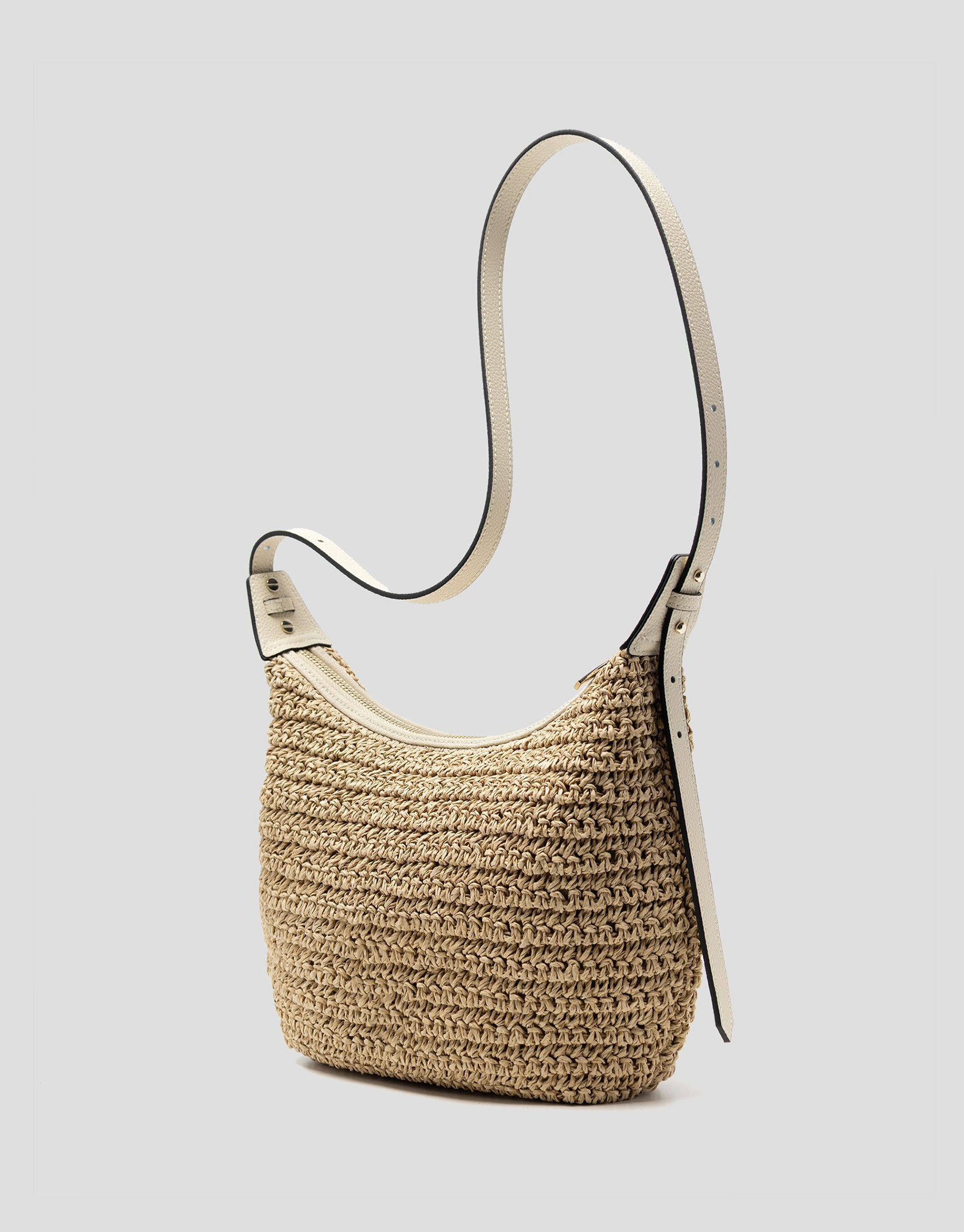 Bolso de hombro Jimena Shoulder crudo - Mujer | Roberto Verino