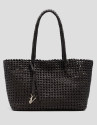 Bolso de hombro Paola Shopper piel anudada ... | Roberto Verino
