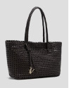 Bolso de hombro Paola Shopper piel anudada ... | Roberto Verino