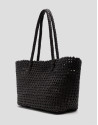 Bolso de hombro Paola Shopper piel anudada ... | Roberto Verino