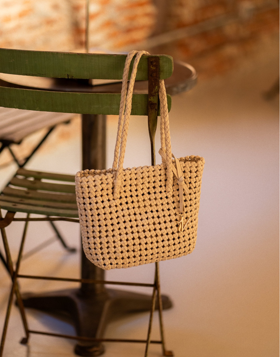 Bolso de hombro Paola Mini Shopper piel ... | Roberto Verino