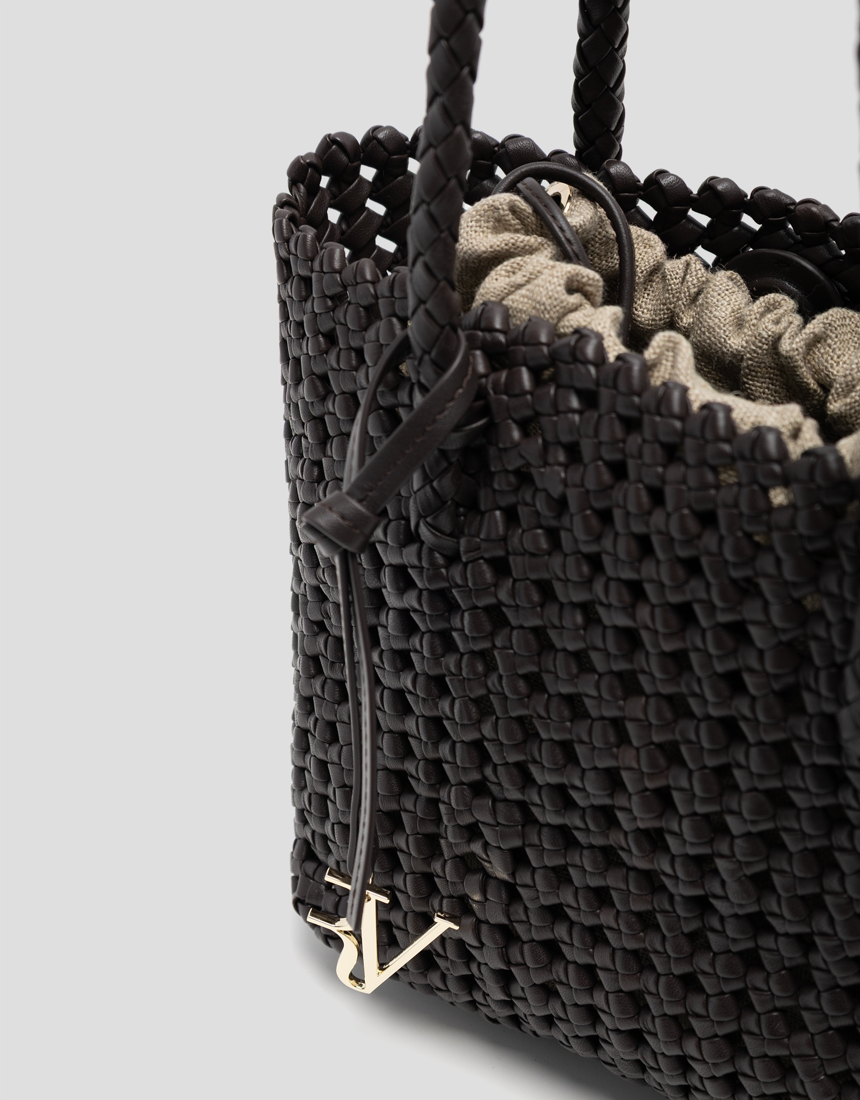 Bolso de hombro Paola Mini Shopper piel ... | Roberto Verino