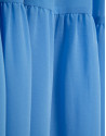 Vestido largo fruncido azul - Mujer - PV2026 | Roberto Verino