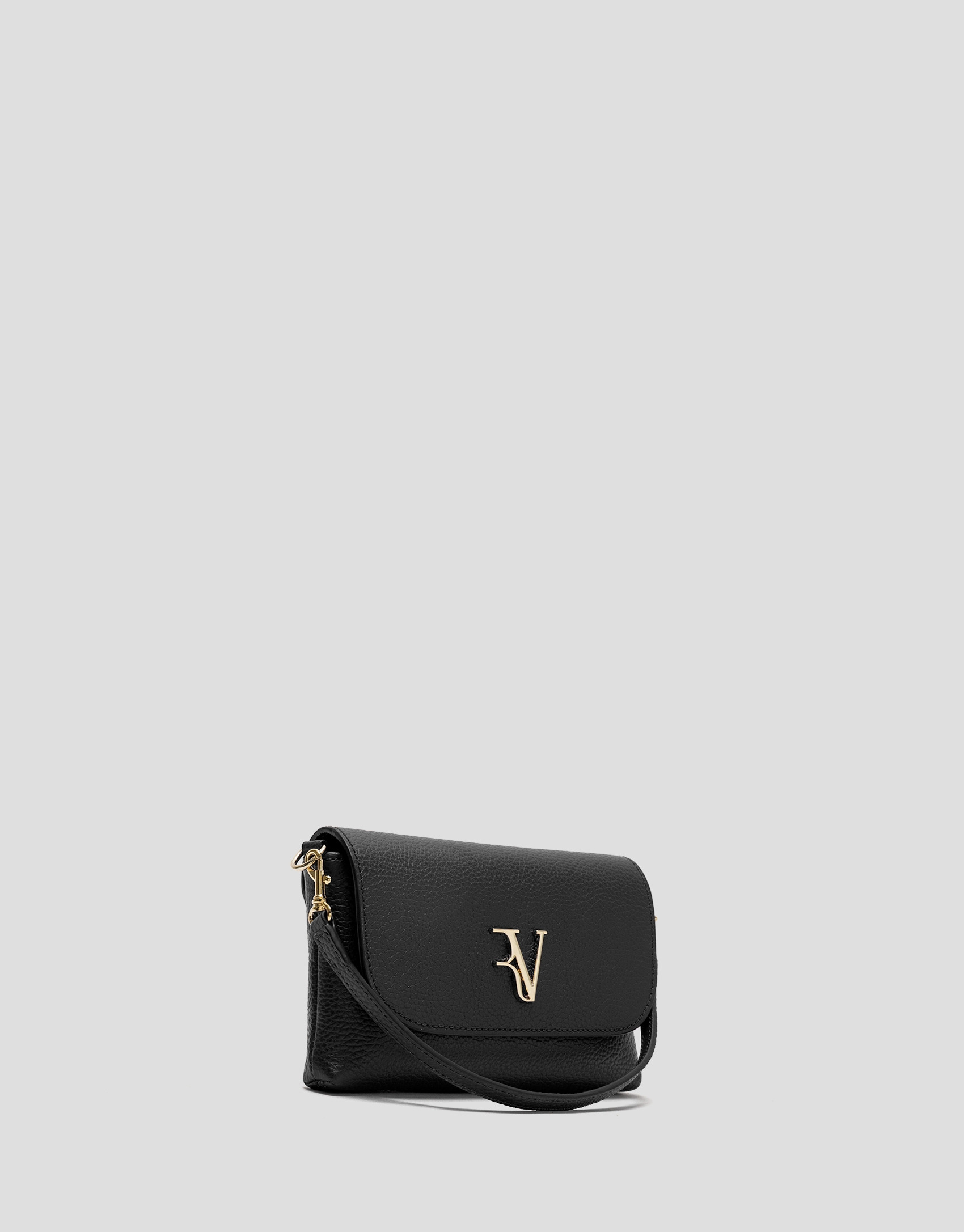 Bolso de mano Rita piel negro - Mujer - PV2026 | Roberto Verino