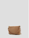 Bolso mini Chloe piel avellana con flecos | Roberto Verino