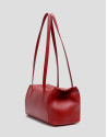 Bolso de hombro Megan Zipper piel rojo - Mujer | Roberto Verino