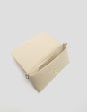 Rita beige leather handbag - Woman - SS2026 | Roberto Verino