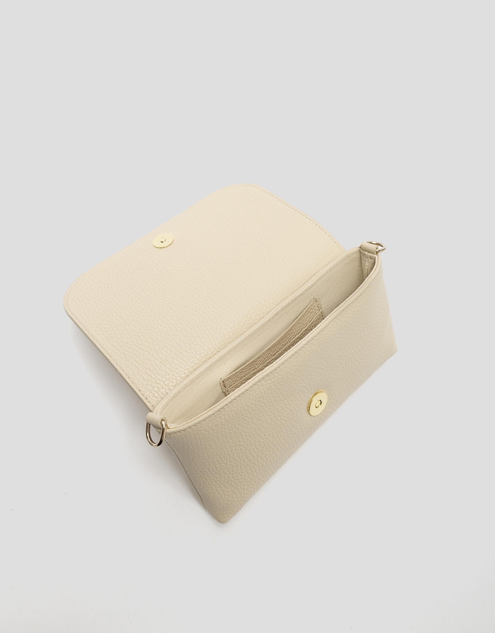 Bolso de mano Rita piel beige - Mujer - PV2026 | Roberto Verino