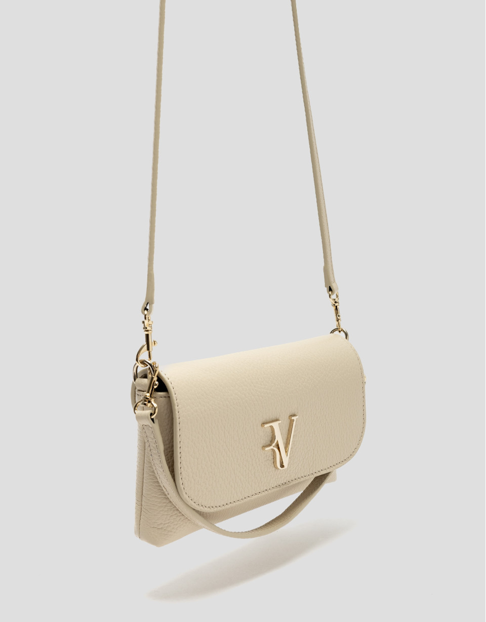 Bolso de mano Rita piel beige - Mujer - PV2026 | Roberto Verino