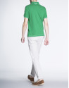 Cream microprint sports pants