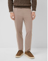 Pantalón chino ojo de perdiz visón - Hombre | Roberto Verino