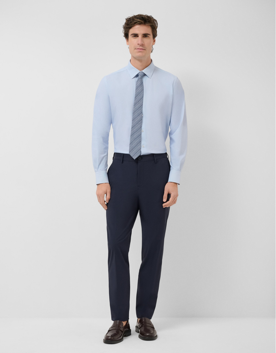 Navy blue technical separate trousers - Man | Roberto Verino