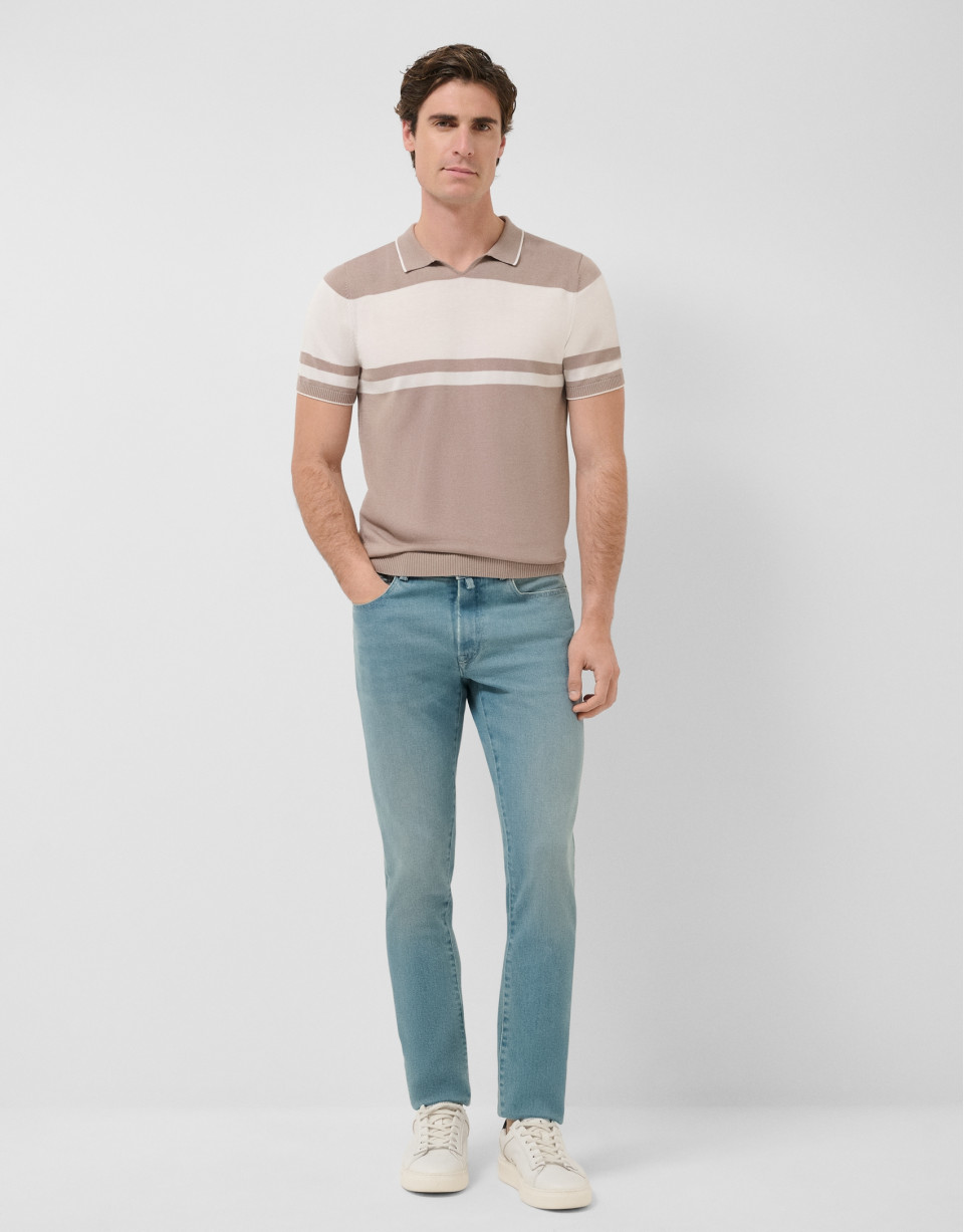 Pantalón vaquero denim slim azul claro | Roberto Verino