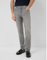 Light grey slim fit denim jeans - Man - SS2026 | Roberto Verino