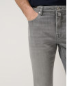 Pantalón vaquero denim slim gris claro | Roberto Verino
