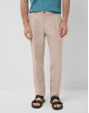 Beige linen trousers - Man - SS2026 | Roberto Verino