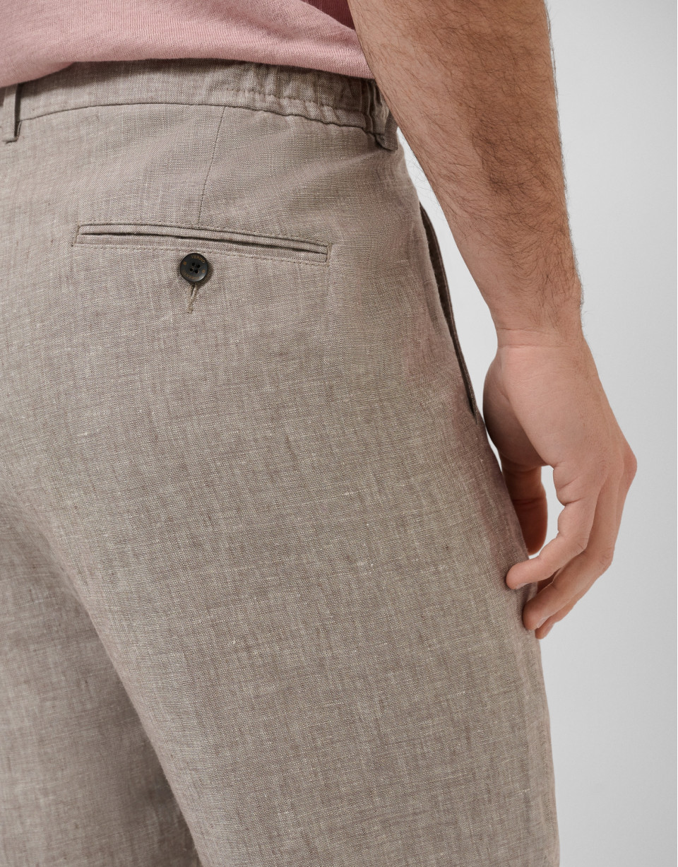 Pantalón lino gris - Hombre - PV2026 | Roberto Verino
