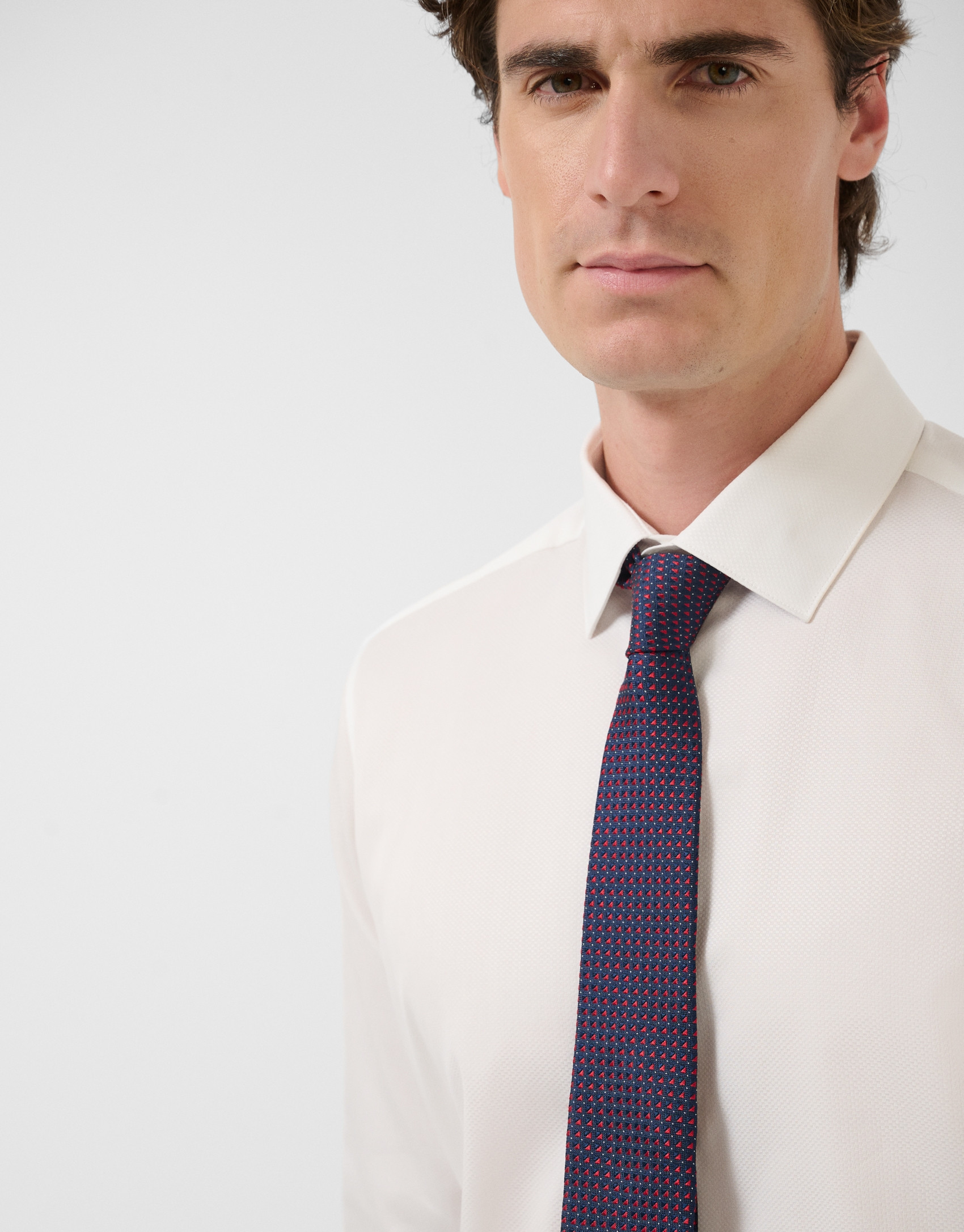 Camisa vestir estructura blanca - Hombre | Roberto Verino