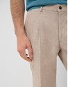 Pantalón lino beige - Hombre - PV2026 | Roberto Verino