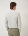 Regular fit casual shirt with light khaki ... | Roberto Verino