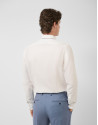 Camisa vestir microestructura blanca - Hombre | Roberto Verino