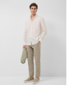 Khaki-dyed chino trousers - Man - SS2026 | Roberto Verino