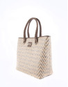 Brown Africa Boho shopping bag 