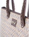 Brown Africa Boho shopping bag 