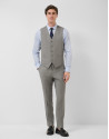 Grey checked waistcoat - Man - SS2026 | Roberto Verino