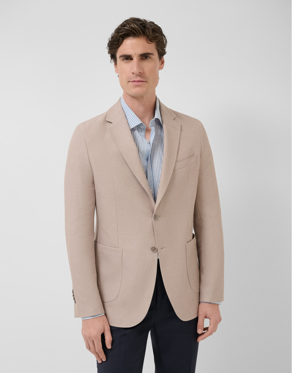 Faux mink-tone smooth comfort jacket - Man | Roberto Verino