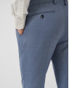 Traje half canvas slim fit ojo perdiz azul ... | Roberto Verino
