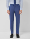 Traje half canvas slim fit liso azul grisáceo | Roberto Verino