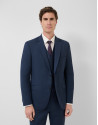 Traje half canvas regular fit falso liso azul... | Roberto Verino