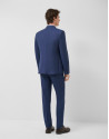 Traje half canvas slim fit ojo de perdiz azul | Roberto Verino