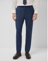Traje half canvas slim fit ojo de perdiz azul | Roberto Verino