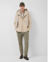 Long beige parka - Man - SS2026 | Roberto Verino