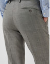 Traje half canvas slim fit cuadros tonos grises | Roberto Verino