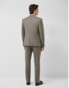 Traje half canvas slim fit lana visón - Hombre | Roberto Verino