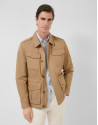 Camel four-pocket parka - Man - SS2026 | Roberto Verino