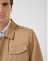 Camel four-pocket parka - Man - SS2026 | Roberto Verino