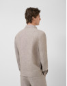 Grey linen overshirt - Man - SS2026 | Roberto Verino